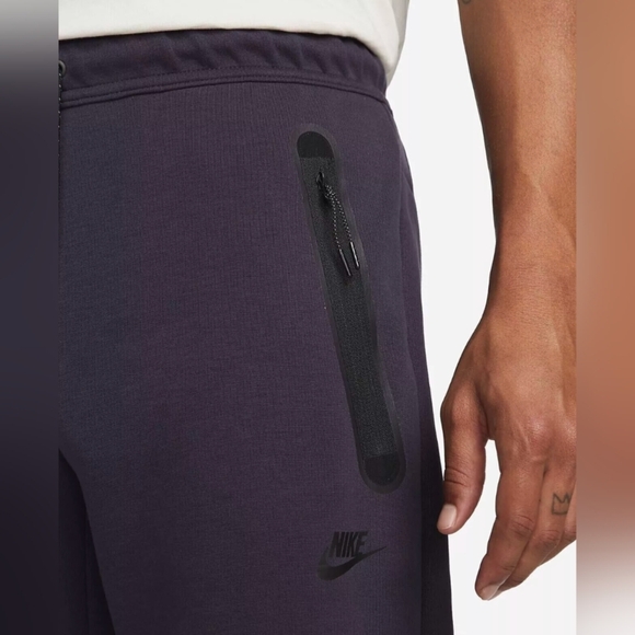 Nike Sportswear Tech Fleece Jogger Pants Mens Medium Purple DQ4312 540 Ravens - Picture 4 of 14